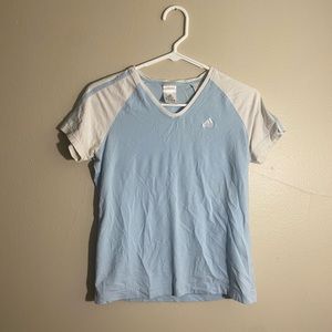 Vintage Adidas Blue and White T-Shirt